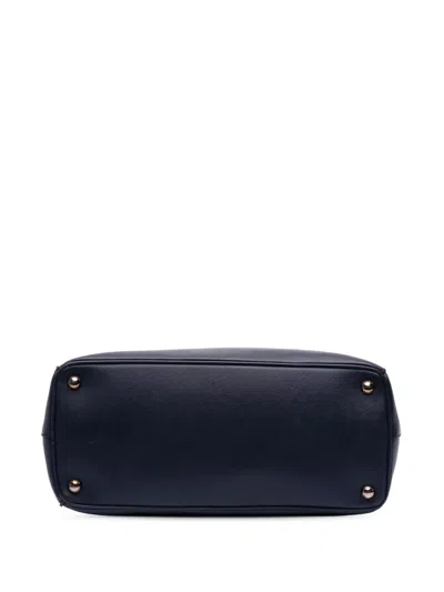 Pre-owned Prada 2010-2025 Medium Saffiano Lux Galleria Double Zip Satchel