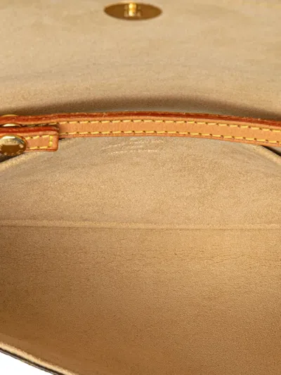 Pre-owned Louis Vuitton 2002 Monogram Pochette Twin Gm Crossbody Bag