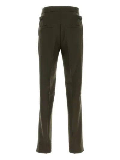 Namacheko Pantalone In Lana Verde Oliva  Uomo In Green