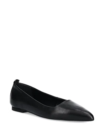 Marc O'polo Pointed-toe Ballet Flats In Black
