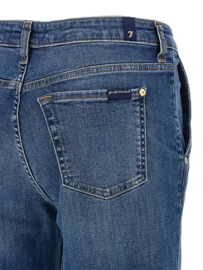 7 For All Mankind Dojo Stonewashed High-waist Jeans