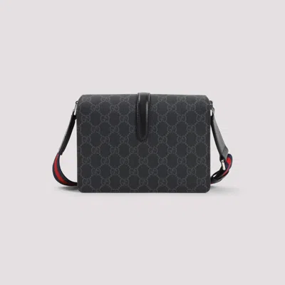 Gucci Black Crossbody Bag With Metallic Buckle