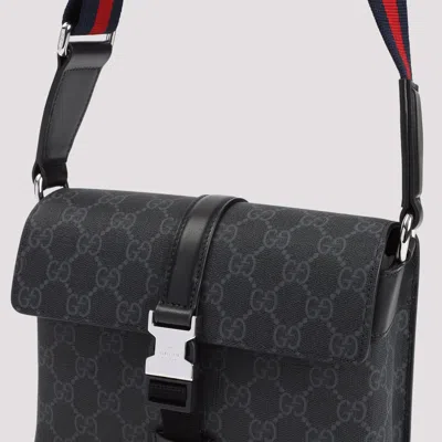 Gucci Black Crossbody Bag With Metallic Buckle