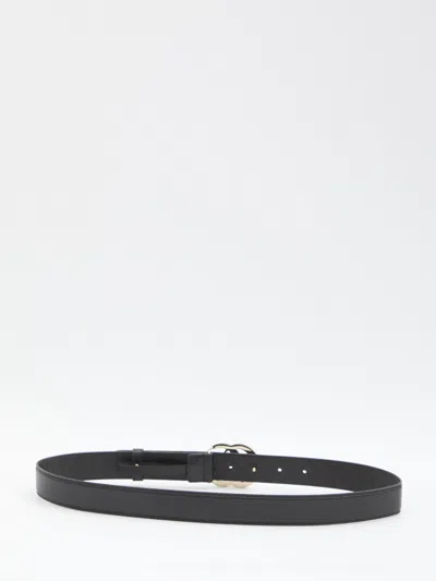 Gucci Gg Marmont Belt In Black