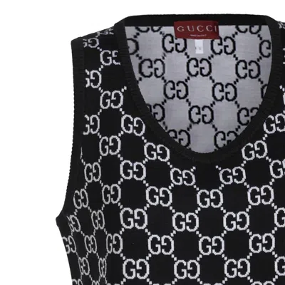 Gucci Gg Wool Jacquard Mini Dress