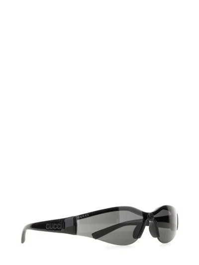 Gucci Oversized Frame Sunglasses In Gray