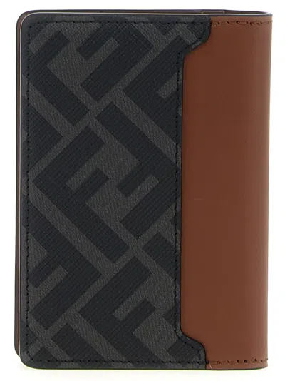 Fendi Squared Ff Wallets And Card Holders Brown