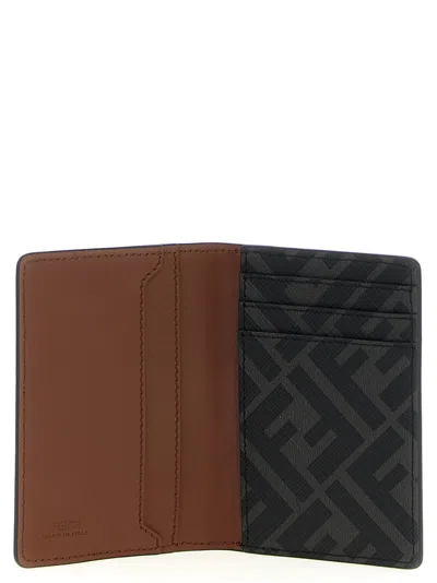 Fendi Squared Ff Wallets And Card Holders Brown