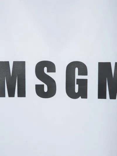 Msgm Logo-print Cotton T-shirt Clothing