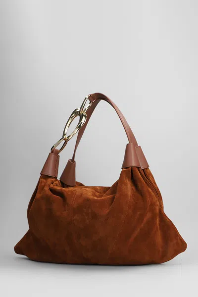 Zimmermann Trampoline Small Shoulder Bag In Leather Color Suede