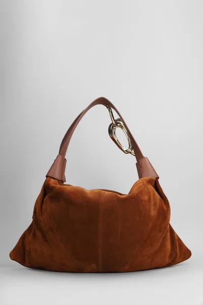 Zimmermann Trampoline Small Shoulder Bag In Leather Color Suede