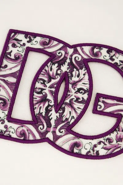 Dolce & Gabbana Jersey T-shirt With Lace Inlay