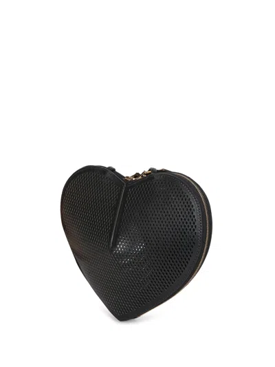 Alaïa Le Coeur Fishnet Black Bag