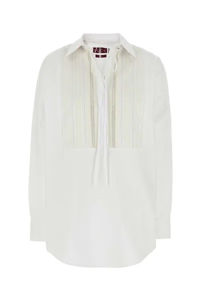 Gucci Oversize Shirt With Collared Neck And Textured Panel