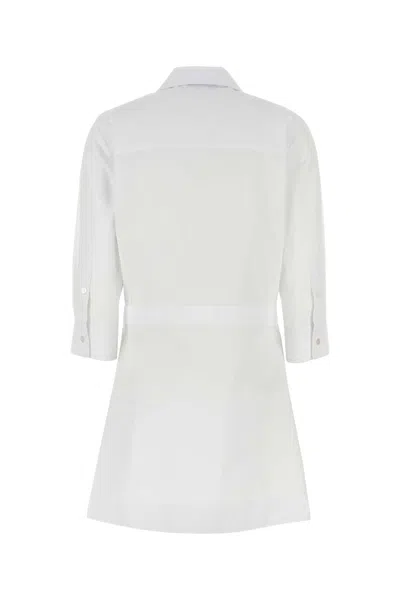 Gucci White Poplin Shirt Dress