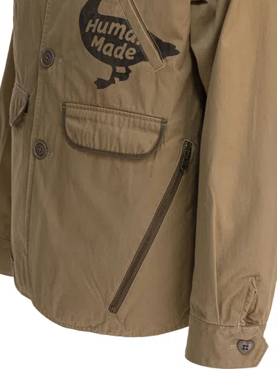 Human Made Duck-print Button-fastening Jacket