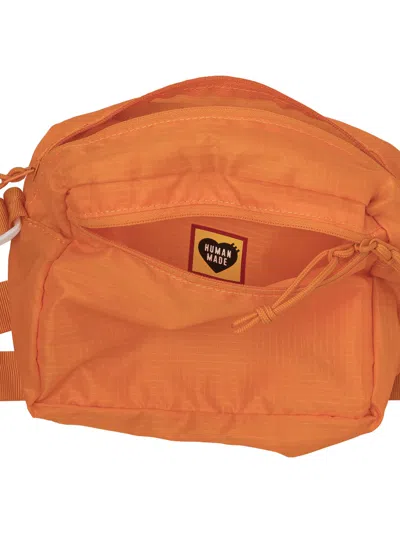 Human Made Orange Nylon Crossbody Bag