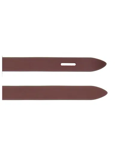 Isabel Marant Adjustable Knot Detail Belt With Smooth Finish In Brown
