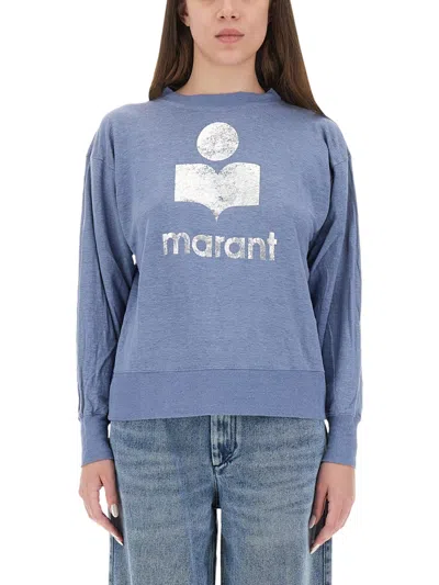 Isabel Marant Étoile Isabel Marant Etoile Blue Linen Sweaters In Blue