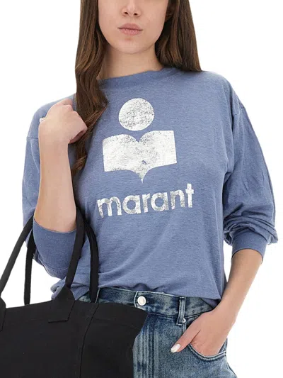 Isabel Marant Étoile Isabel Marant Etoile Blue Linen Sweaters In Blue