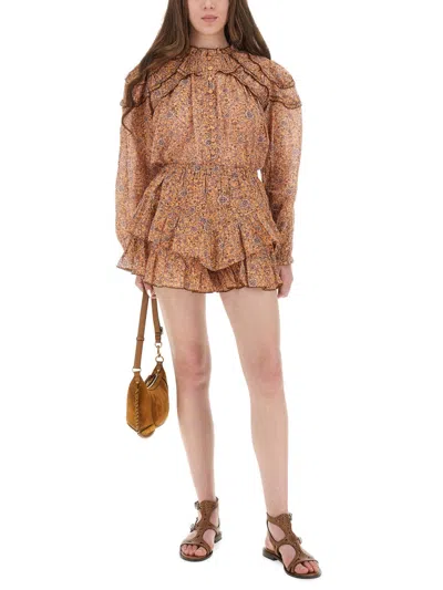 Isabel Marant Étoile Isabel Marant Etoile  Christa Blouse With Tapestry Print In Multi