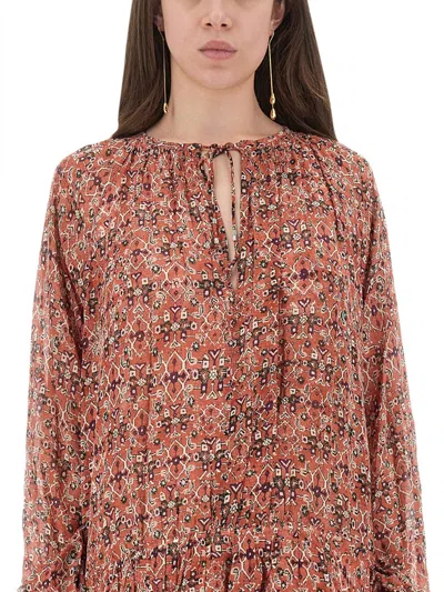 Isabel Marant Étoile Isabel Marant Etoile Multicolour Viscose Shirts In Brown