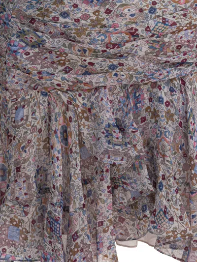 Isabel Marant Étoile Patterned Asymmetric Mini Skirt