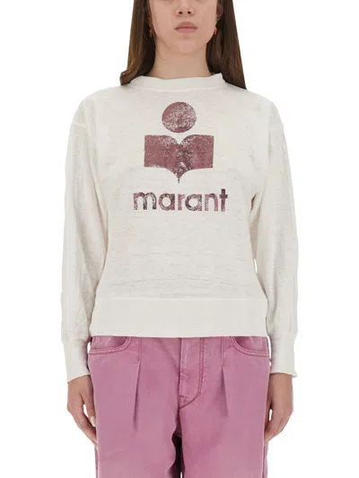 Isabel Marant Étoile Isabel Marant Etoile White Linen Sweater In White