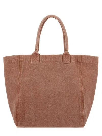 Isabel Marant Grey Cotton Handbags In Gray