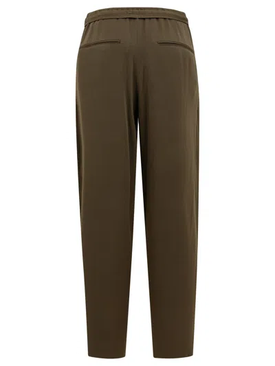 Isabel Marant Women Mud Viscose Blend Kendra Pant In Green