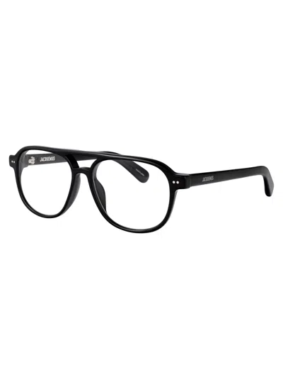 Jacquemus Pilot-frame Glasses In Black