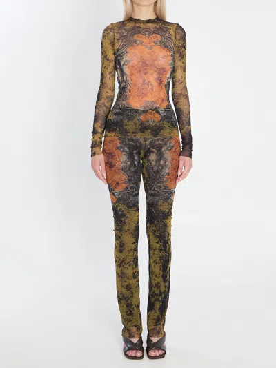 Jean Paul Gaultier Printed Tops In Multi