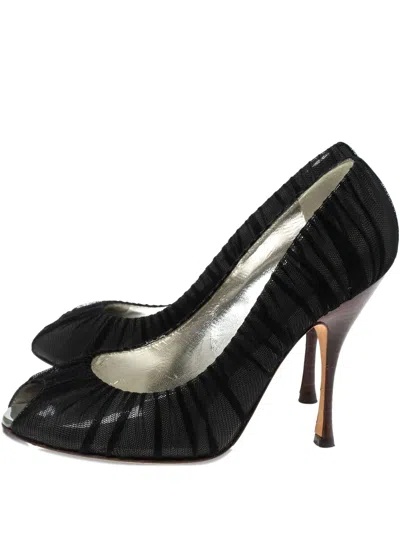 Pre-owned Dolce & Gabbana 2023 110mm Mesh Pumps