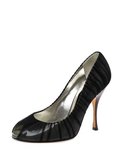 Pre-owned Dolce & Gabbana 2023 110mm Mesh Pumps