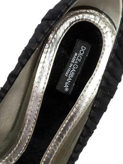 Pre-owned Dolce & Gabbana 2023 110mm Mesh Pumps