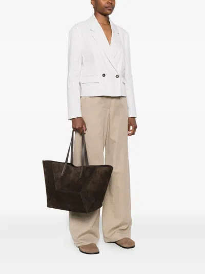 Brunello Cucinelli Suede Tote Bag