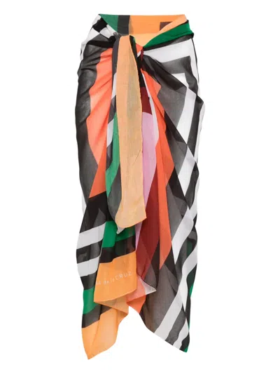 Cala De La Cruz Luana Sarong In Multi