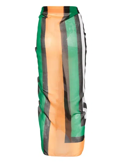 Cala De La Cruz Luana Sarong In Multi