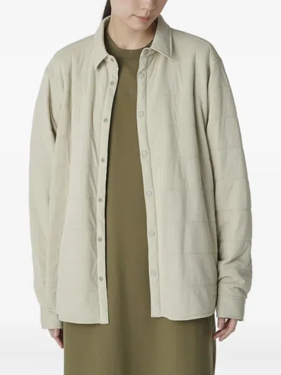 Snow Peak Flexible Insulated Button-fastening Jacket In Nude