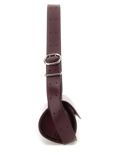 Jil Sander Cannolo Small Leather Shoulder Bag