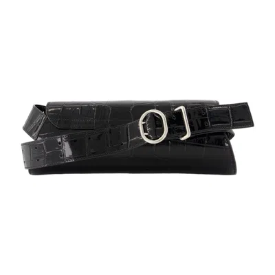Jil Sander Cannolo Small Purse In Black