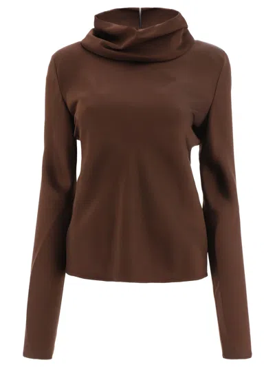 Jil Sander Neck Cowl Sleeves Long Knitwear
