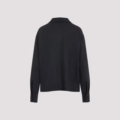 Jil Sander Shirt-style Casual Jacket In Blue