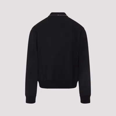 Jil Sander Zip-up Bomber Jacket In Black