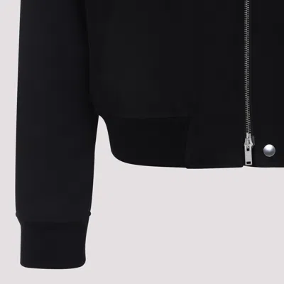 Jil Sander Zip-up Bomber Jacket In Black