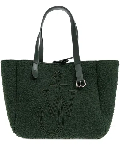 Jw Anderson Belt Tote In Green
