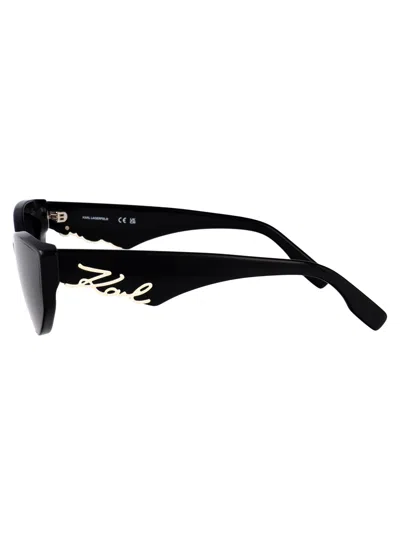 Karl Lagerfeld Cat Eye-frame Sunglasses In Black