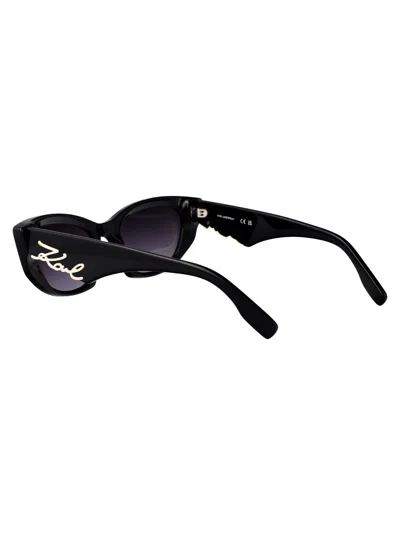 Karl Lagerfeld Cat Eye-frame Sunglasses In Black