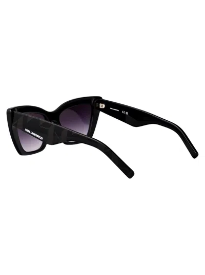 Karl Lagerfeld Cat Eye Sunglasses Kl6158 S 1 In Black