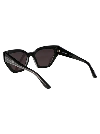 Karl Lagerfeld Black Acetate Sunglasses In Black